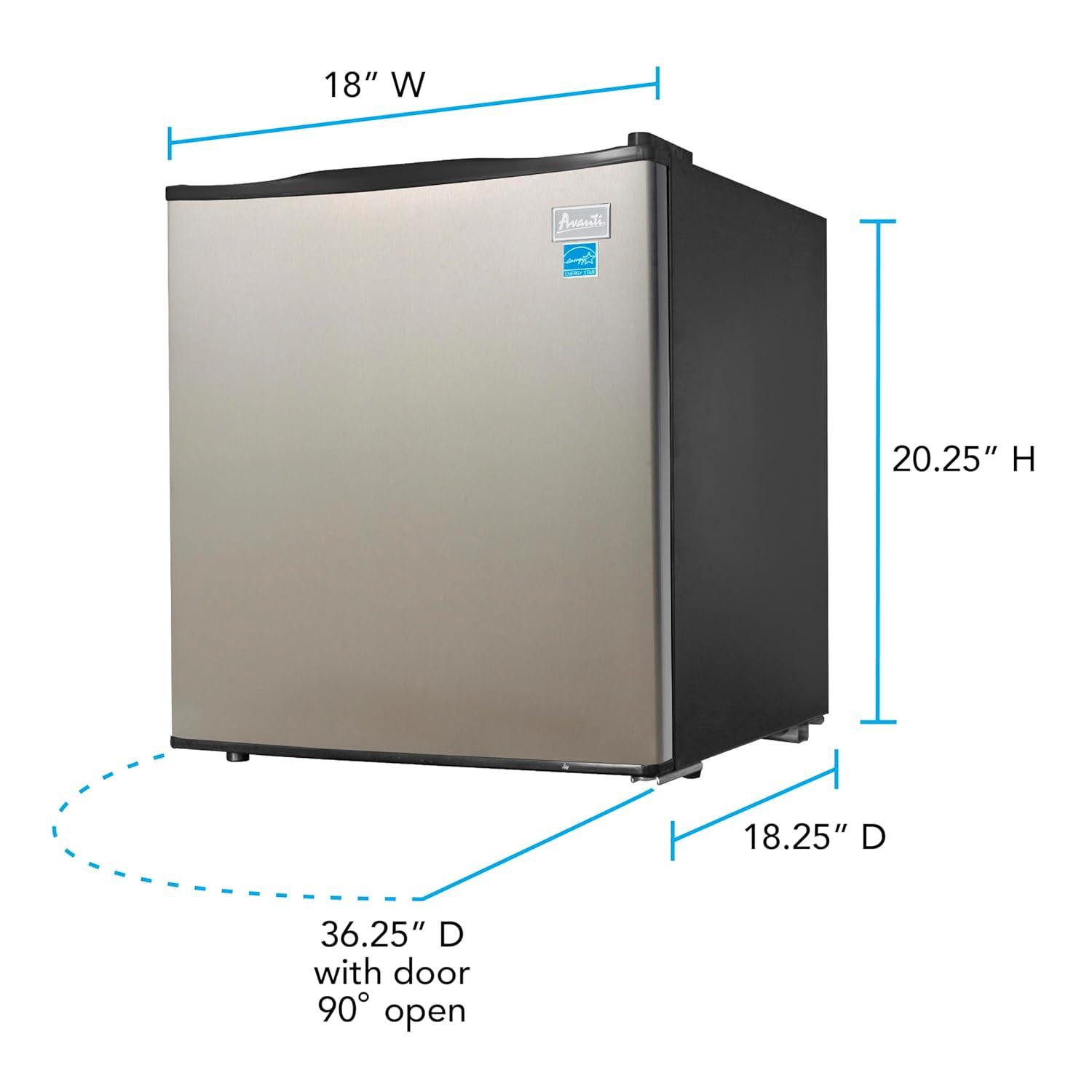 Avanti Products Avanti 1.7 cu. ft. Compact Refrigerator