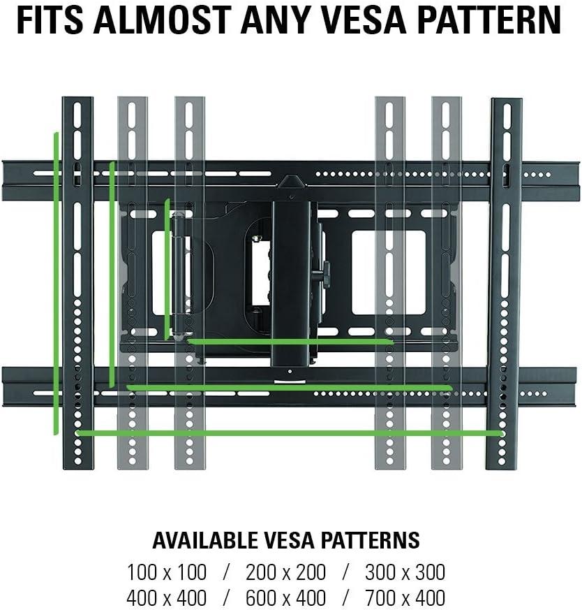 Sanus Classic Large Full Motion Wall Mount for 37-80" TVS - Black (MLF13-B1)