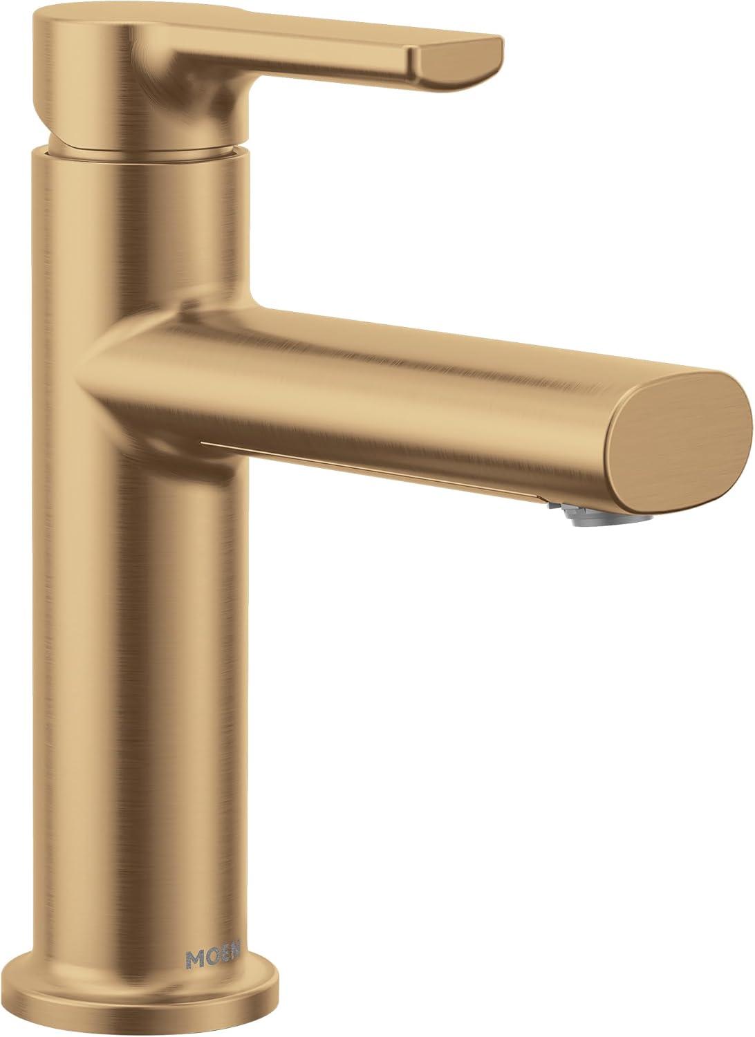 Moen Moen Meena Single Hole Bathroom Faucet with Drain Assembly 84794BZG
