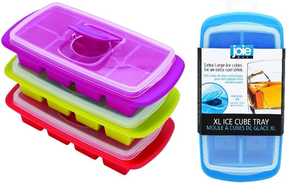 Joie Extra Large Multicolor Ice Cube Tray with Lid