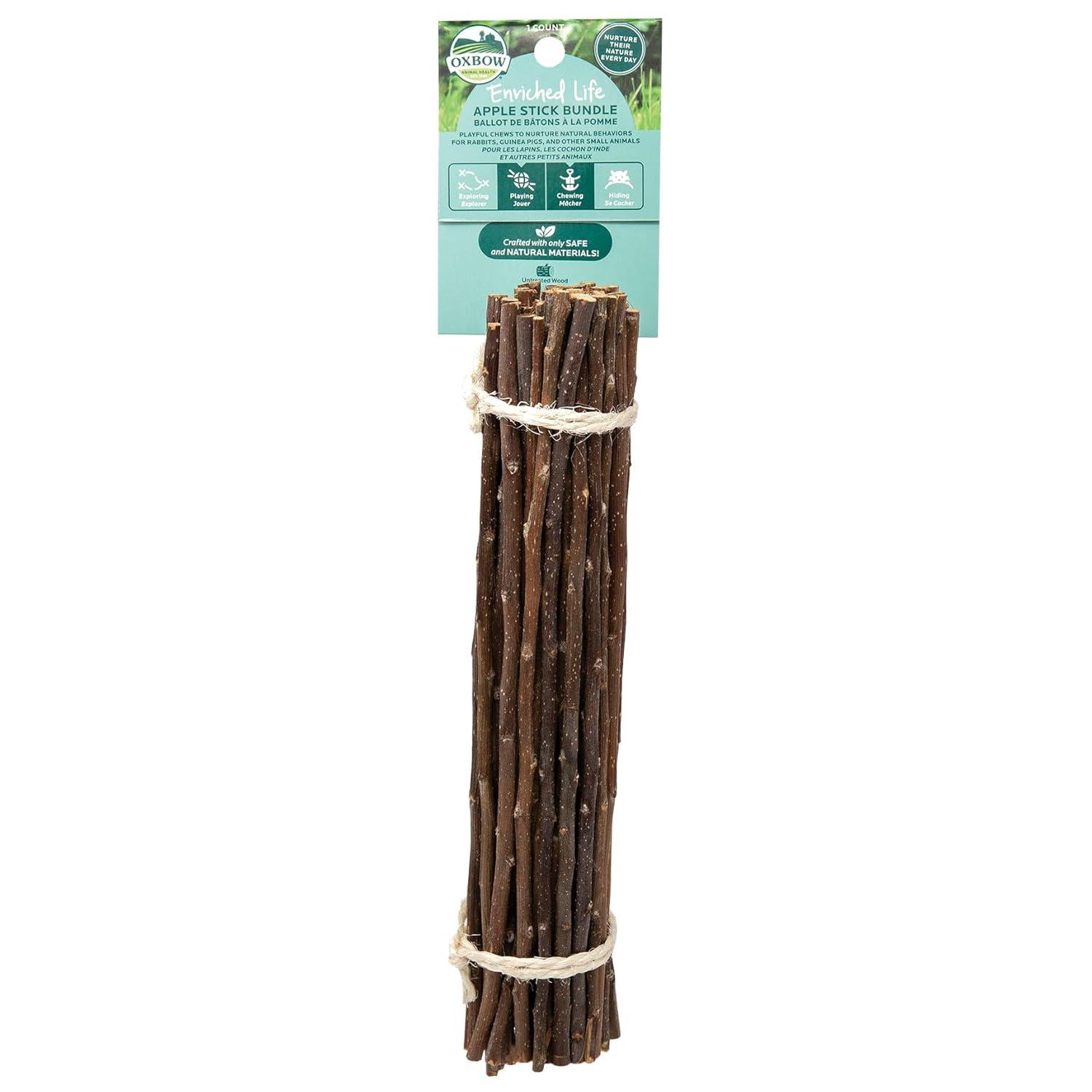 Oxbow Apple Stick Bundle for Small Pets