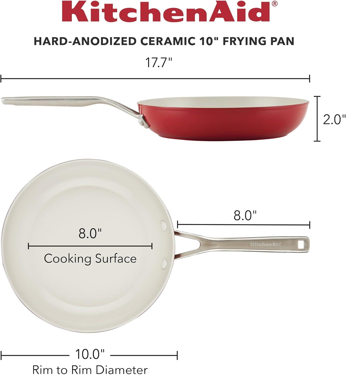 KitchenAid Hard Anodized Ceramic Nonstick Frying Pan / Skillet