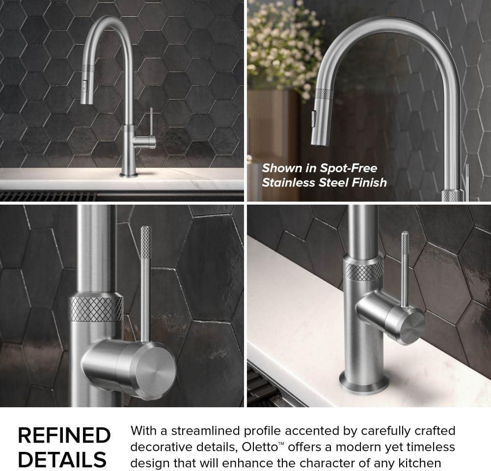 Kraus Oletto Single Handle High-arc Kitchen Faucet