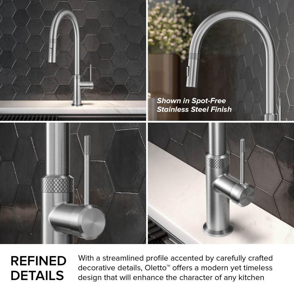 Kraus Oletto Single Handle High-arc Kitchen Faucet