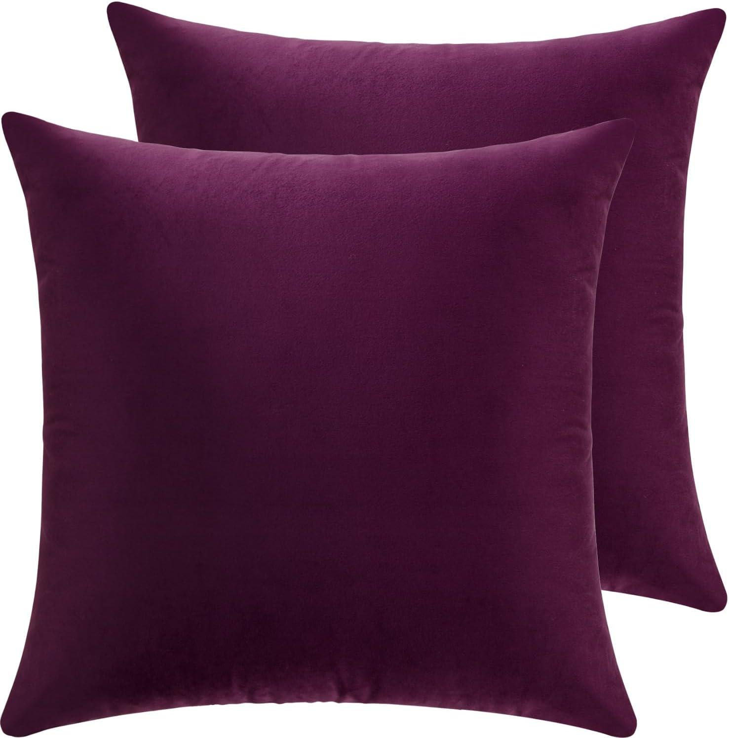 Velvet Reversible Pillow Cover