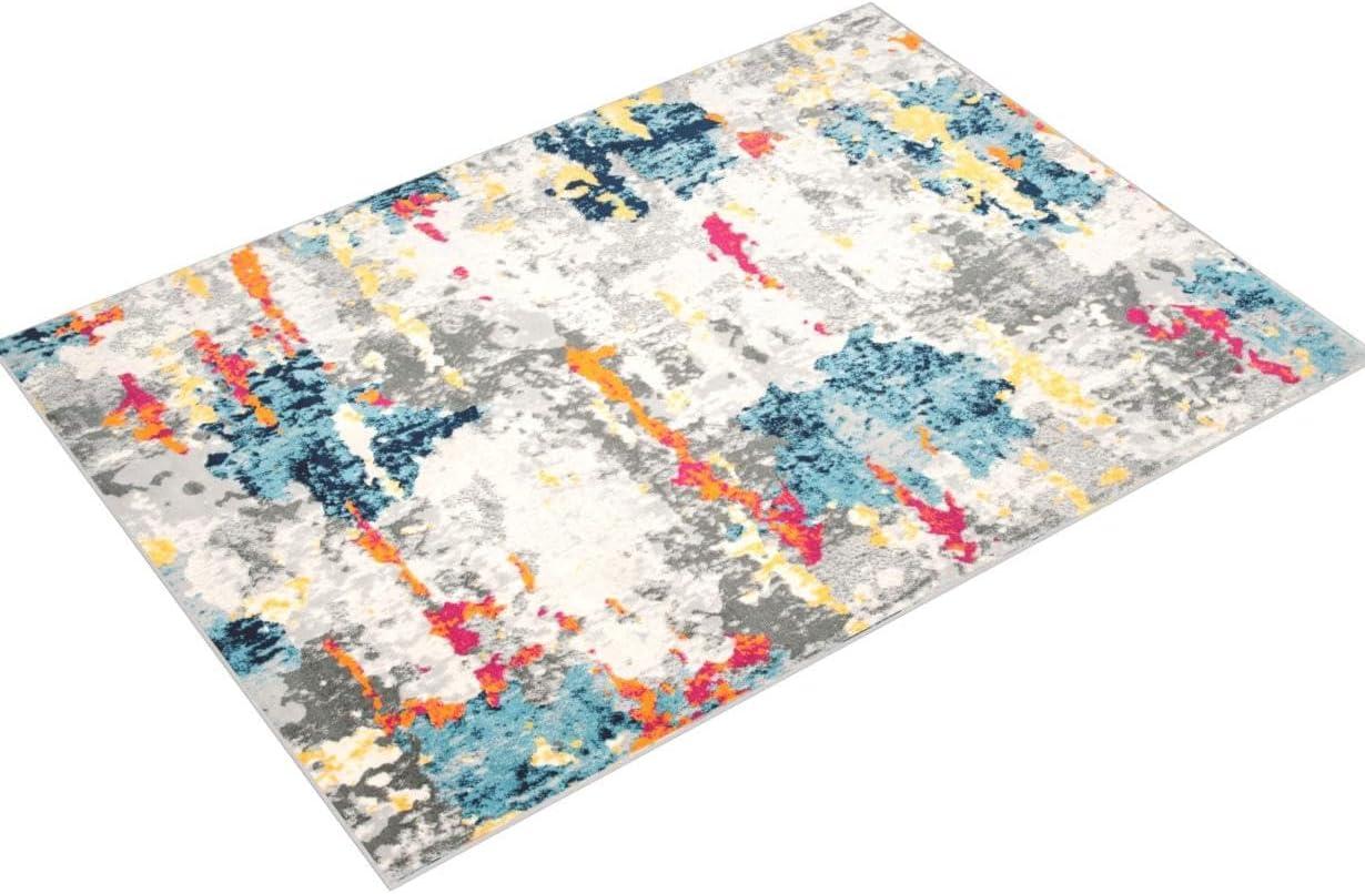 World Rug Gallery Distressed Abstract Pattern Area Rug