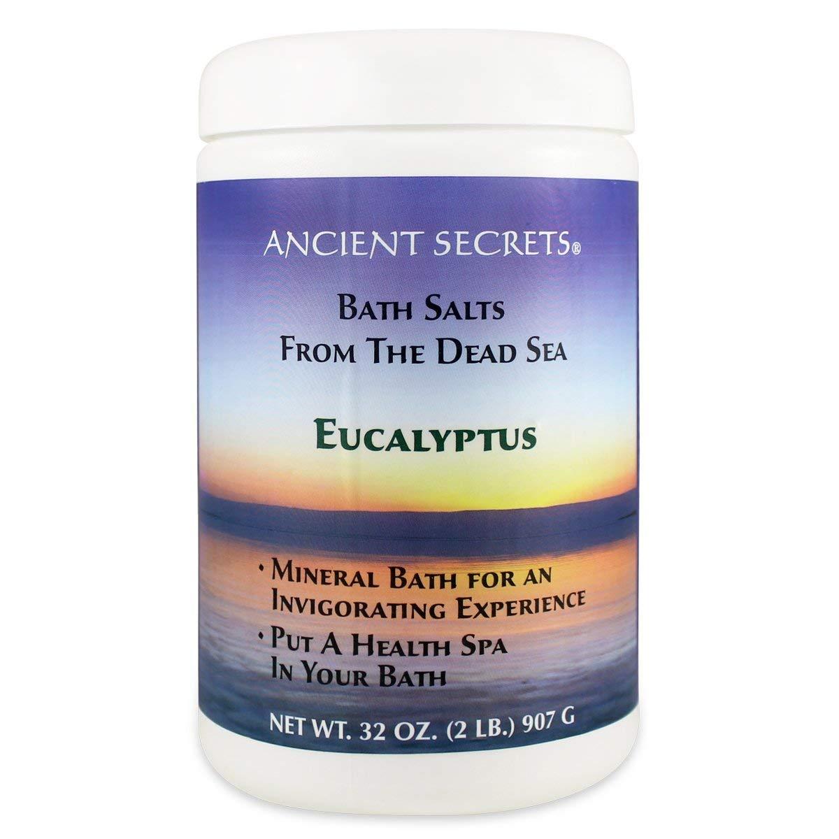 Ancient Secrets Aromatherapy Dead Sea Mineral Bath Salts, Eucalyptus, 2 Lb
