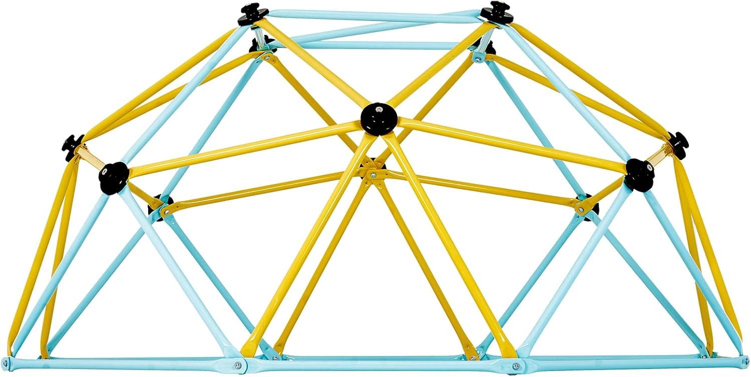 6ft Yellow and Blue Steel Indoor Climbing Dome