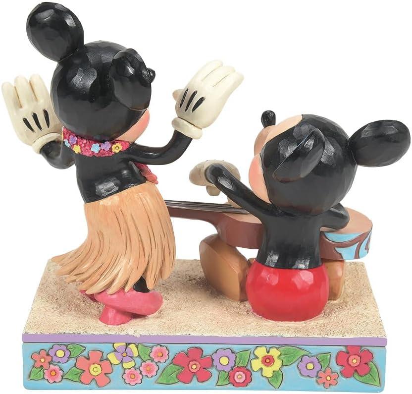 Jim Shore Disney Traditions Mickey and Minnie Hawaii Figurine
