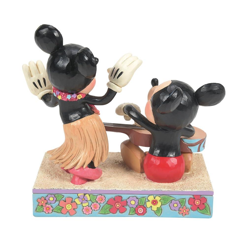 Jim Shore Disney Traditions Mickey and Minnie Hawaii Figurine