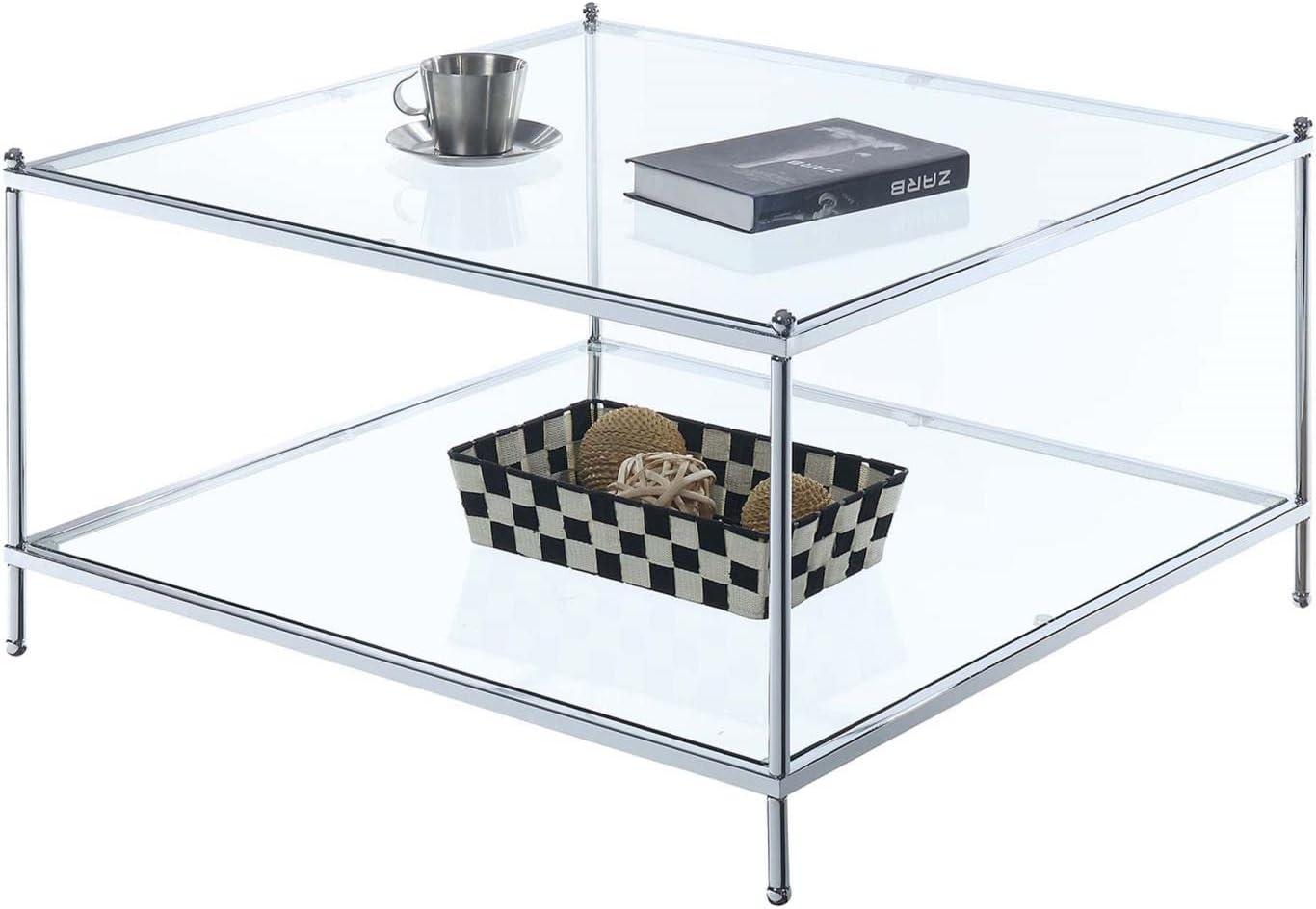 Convenience Concepts Royal Crest Square Coffee Table