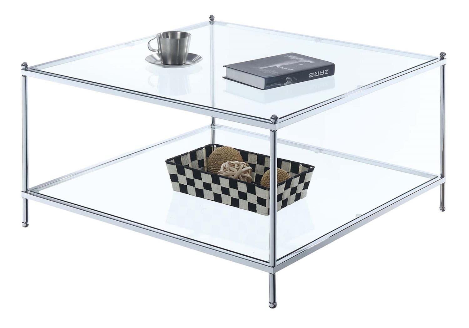 Convenience Concepts Royal Crest Square Coffee Table