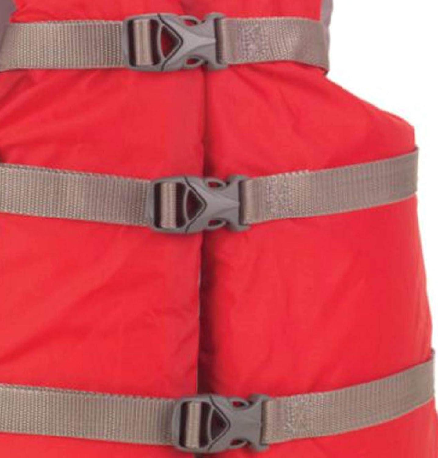 Coleman Stearns Adult Classic Series Universal Life Jacket and Vest Flotation, Red