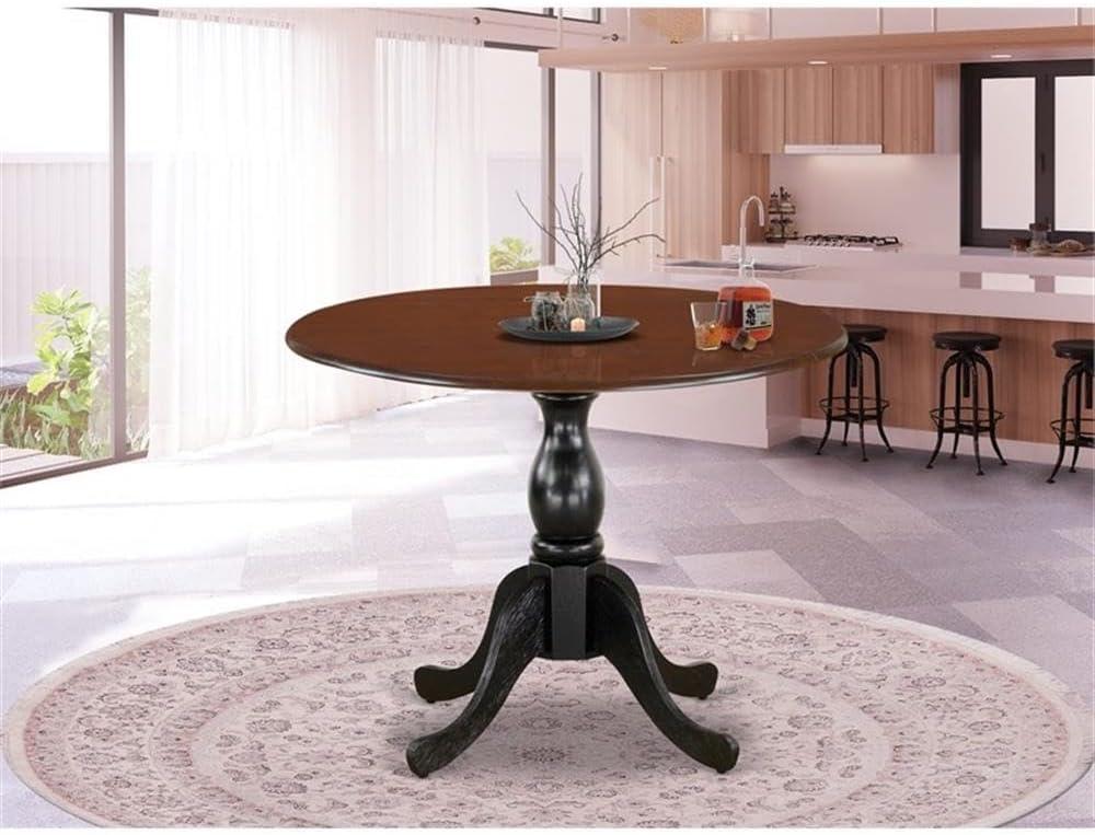 Dublin Extendable Round Solid Wood Dining Table