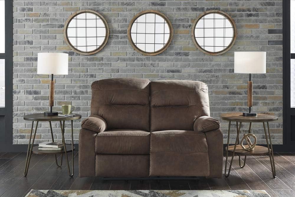 Signature Design by Ashley Bolzano Reclining Loveseat in Coffee