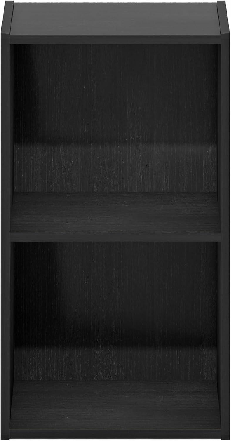 Furinno Pasir 2-Tier Open Shelf Bookcase Blackwood