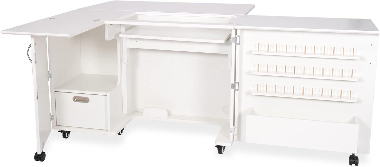 Arrow Sewing Wallaby Sewing Cabinet with Hydraulic Machine Lift by Kangaroo Sewing Furniture