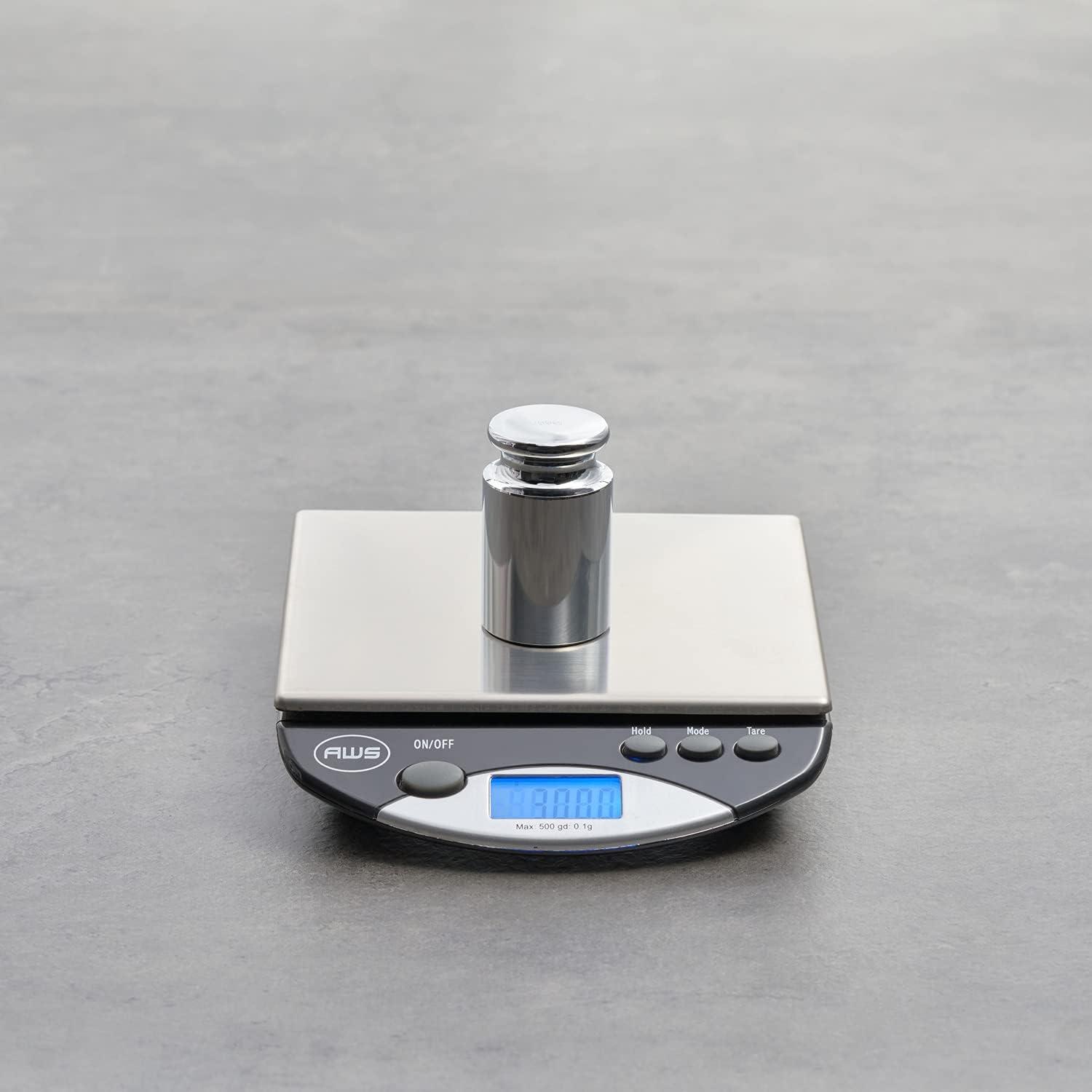 Stainless Steel 300g Calibration Weight with Chrome Finish