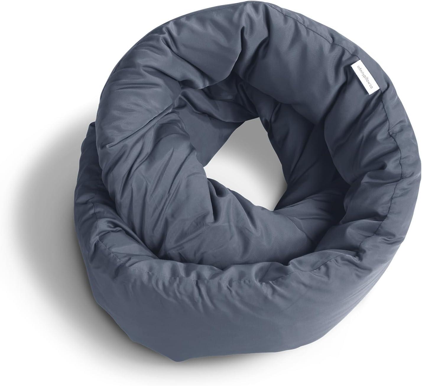 Infinity Travel - Infinity Pillow - Midnight Grey