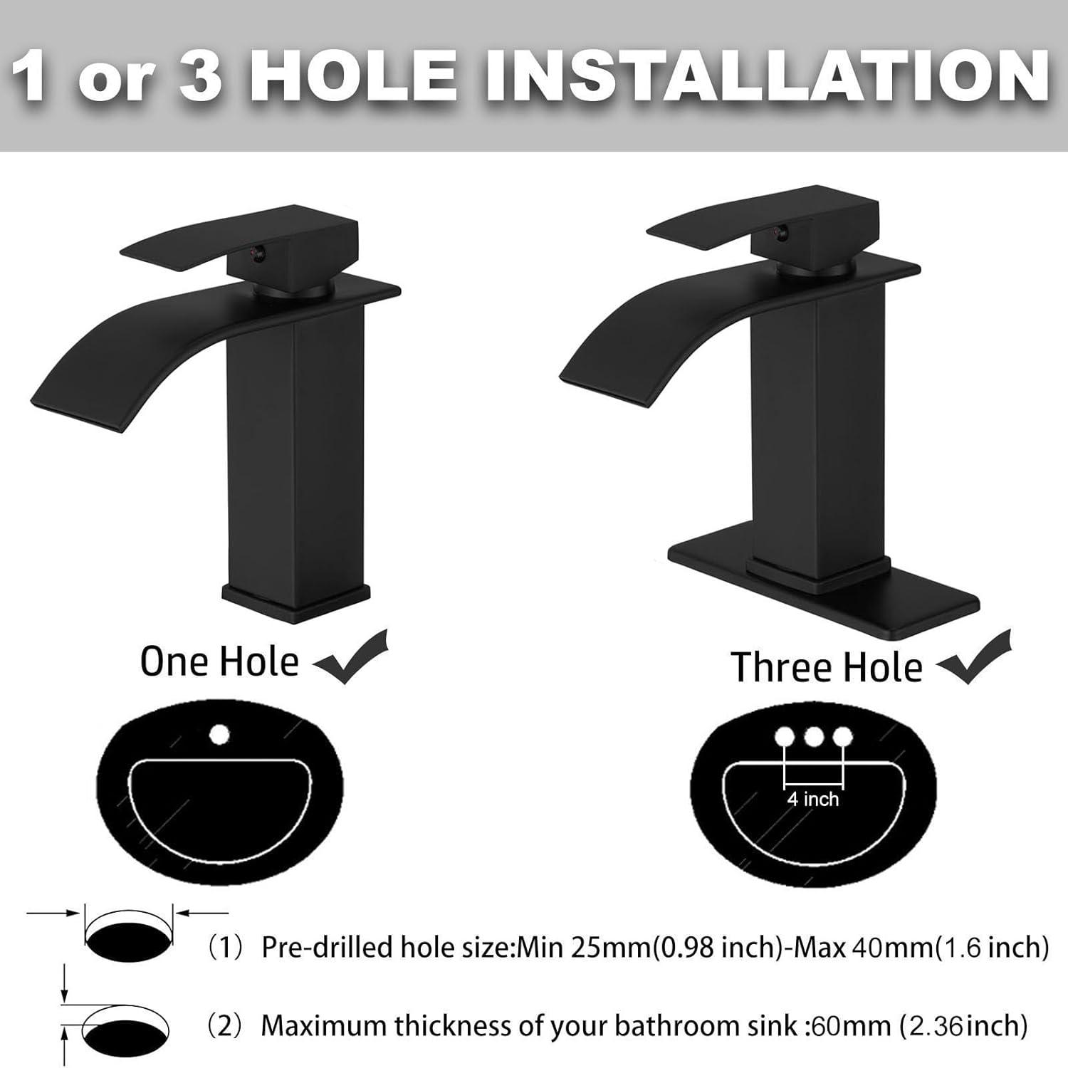 Single-Hole Single-handle Bathroom Faucet