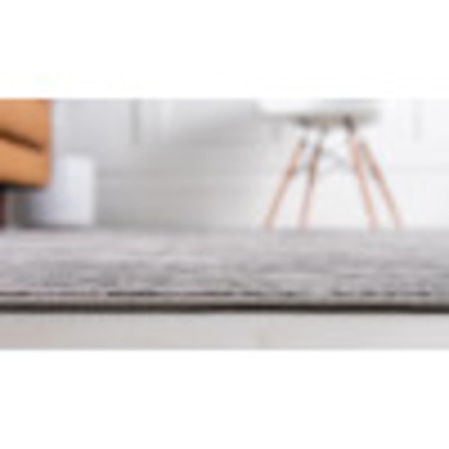 Unique Loom Portland Collection Area Rug - Astoria (4' 1" Square Gray/Ivory)