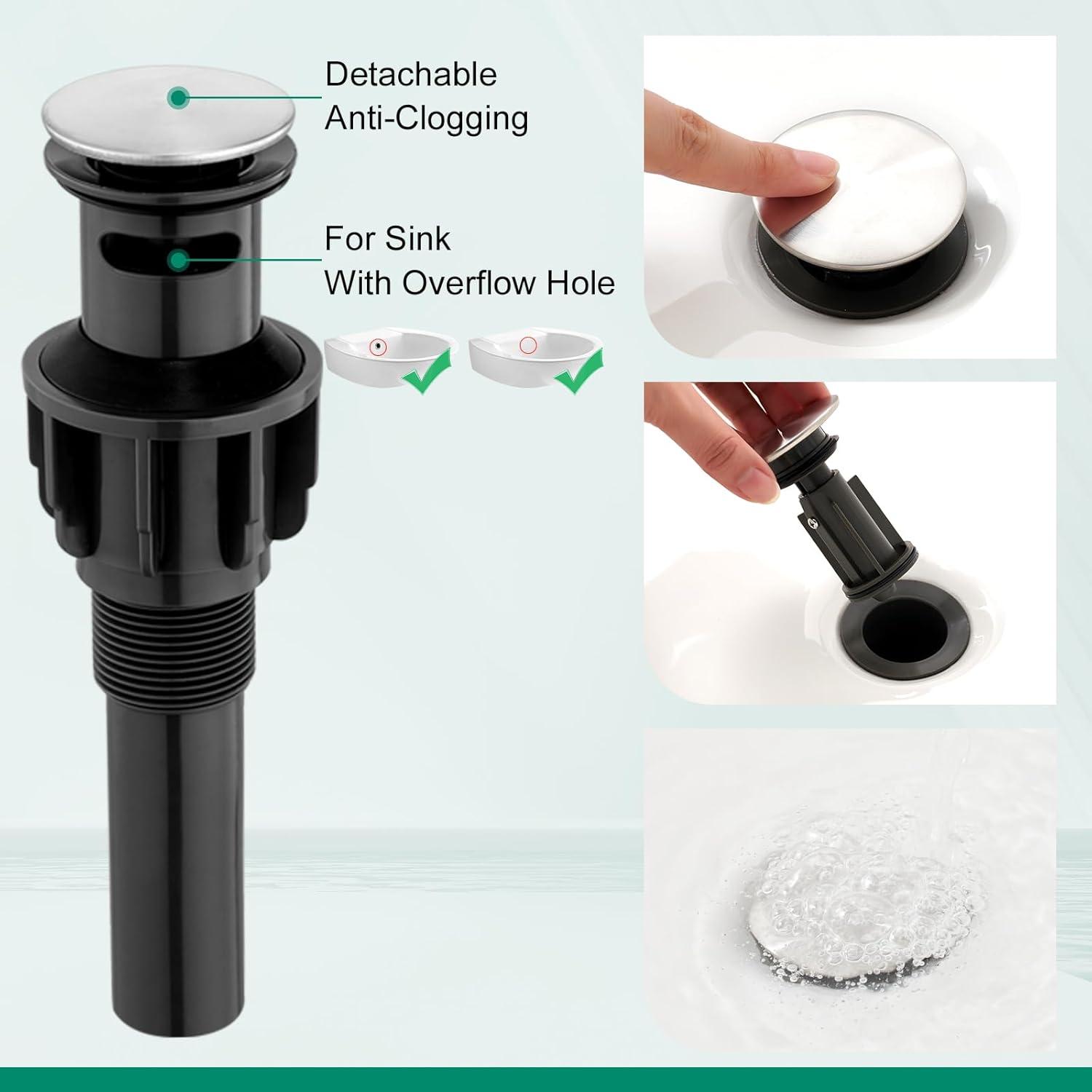 Single-Hole Single-handle Bathroom Faucet