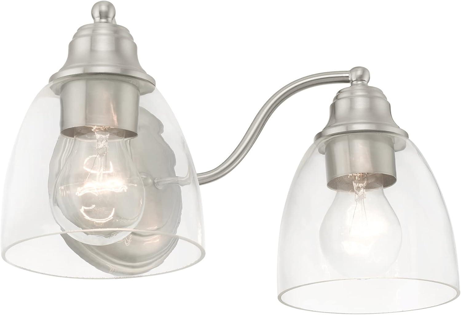 Livex Lighting Montgomery 2 - Light Vanity in  Brushed Nickel