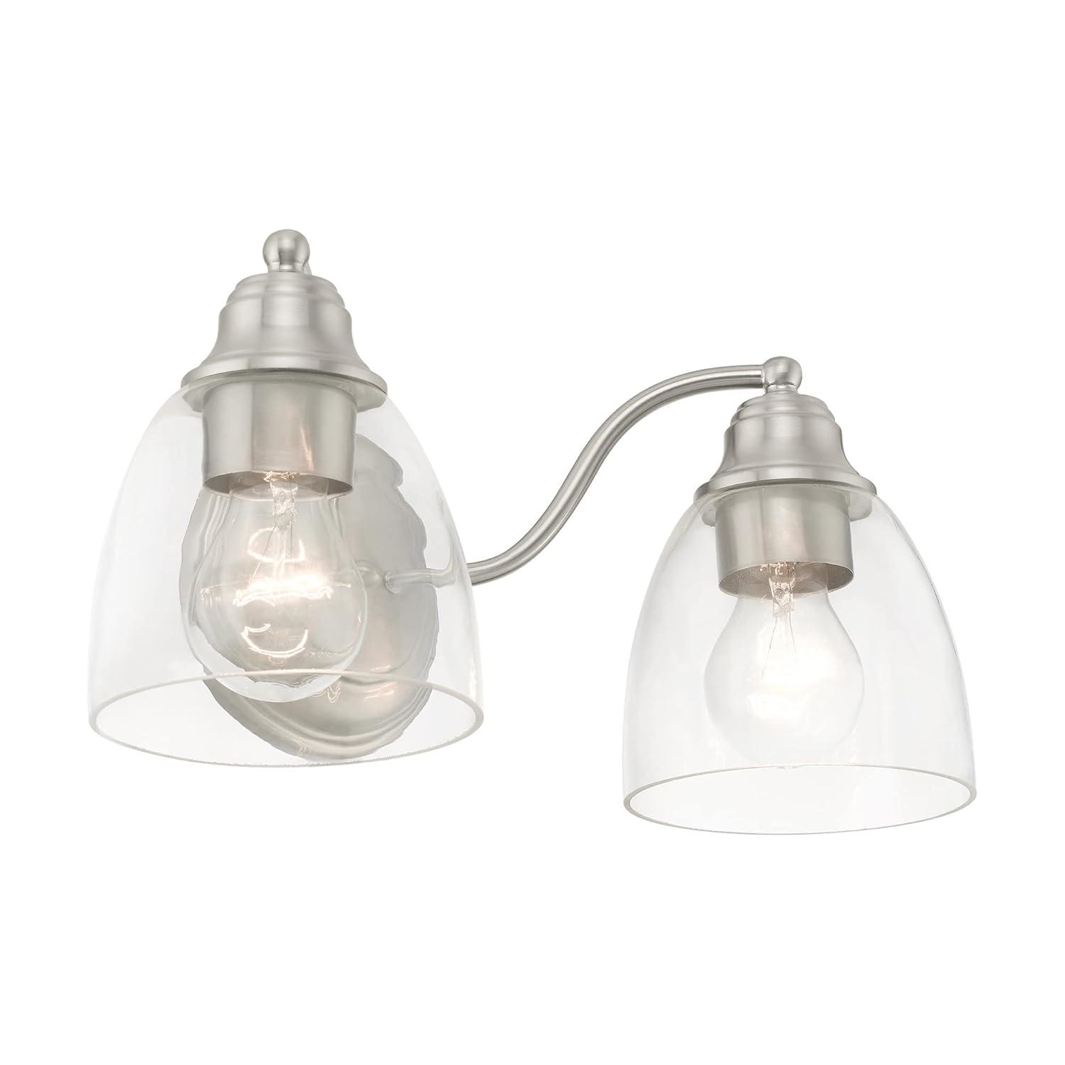 Livex Lighting Montgomery 2 - Light Vanity in  Brushed Nickel