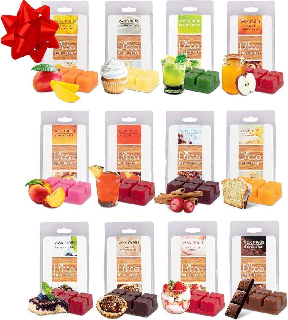 Sweet Treats Scented Wax Melts Variety Pack - 12 Assorted Scents