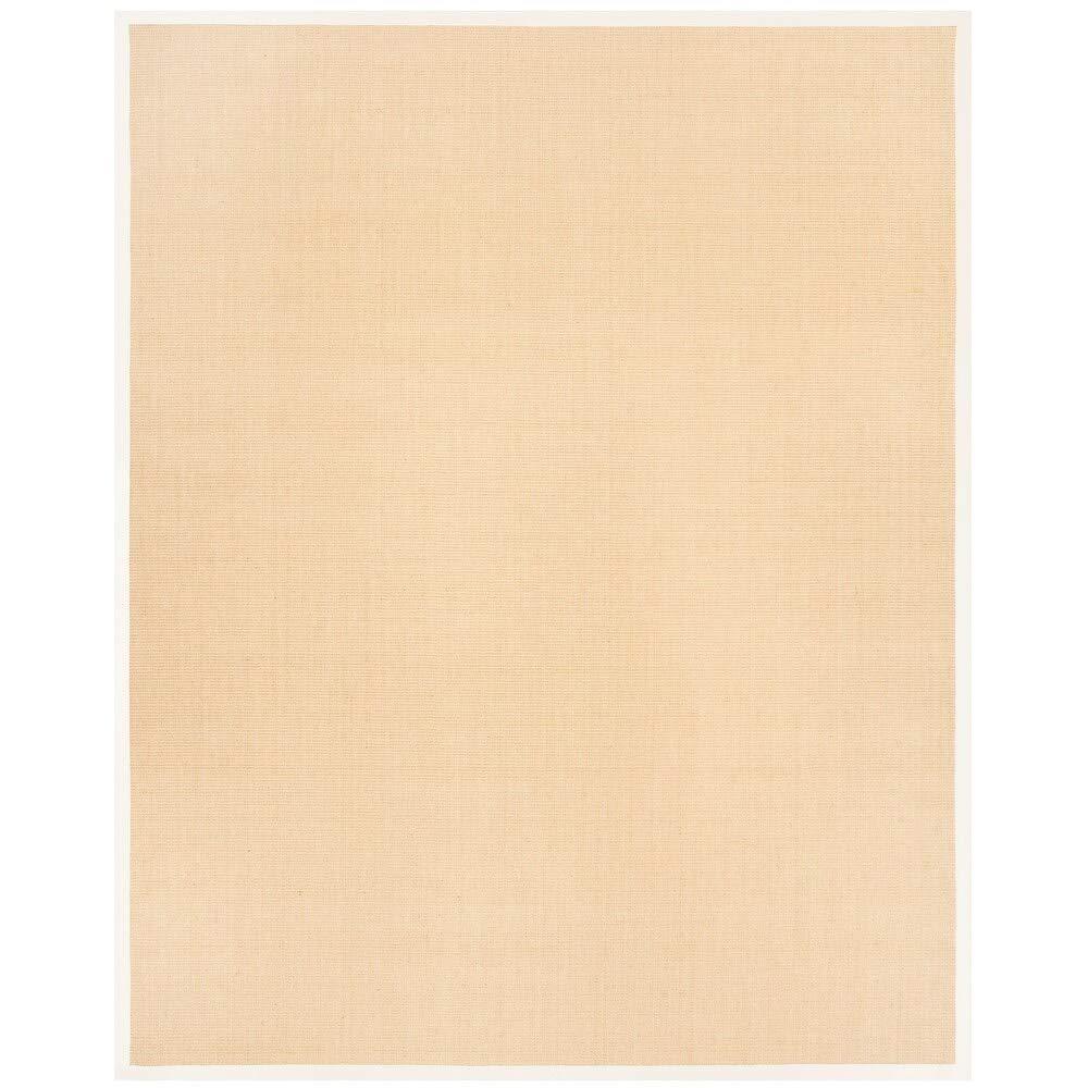 Natural Fiber NF441 Power Loomed Indoor Area Rug - Maize/Wheat - 6'x6' - Safavieh.