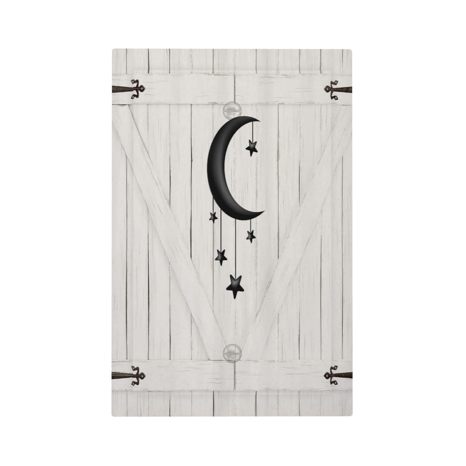 Sunyuer Sea Starfish Beach Decorative Wall Plate, 1 Gang Single Blank Outlet Cover Decorative Switch Plate for Kitchen Bathroom Bedroom, 4.5x2.76 Inch