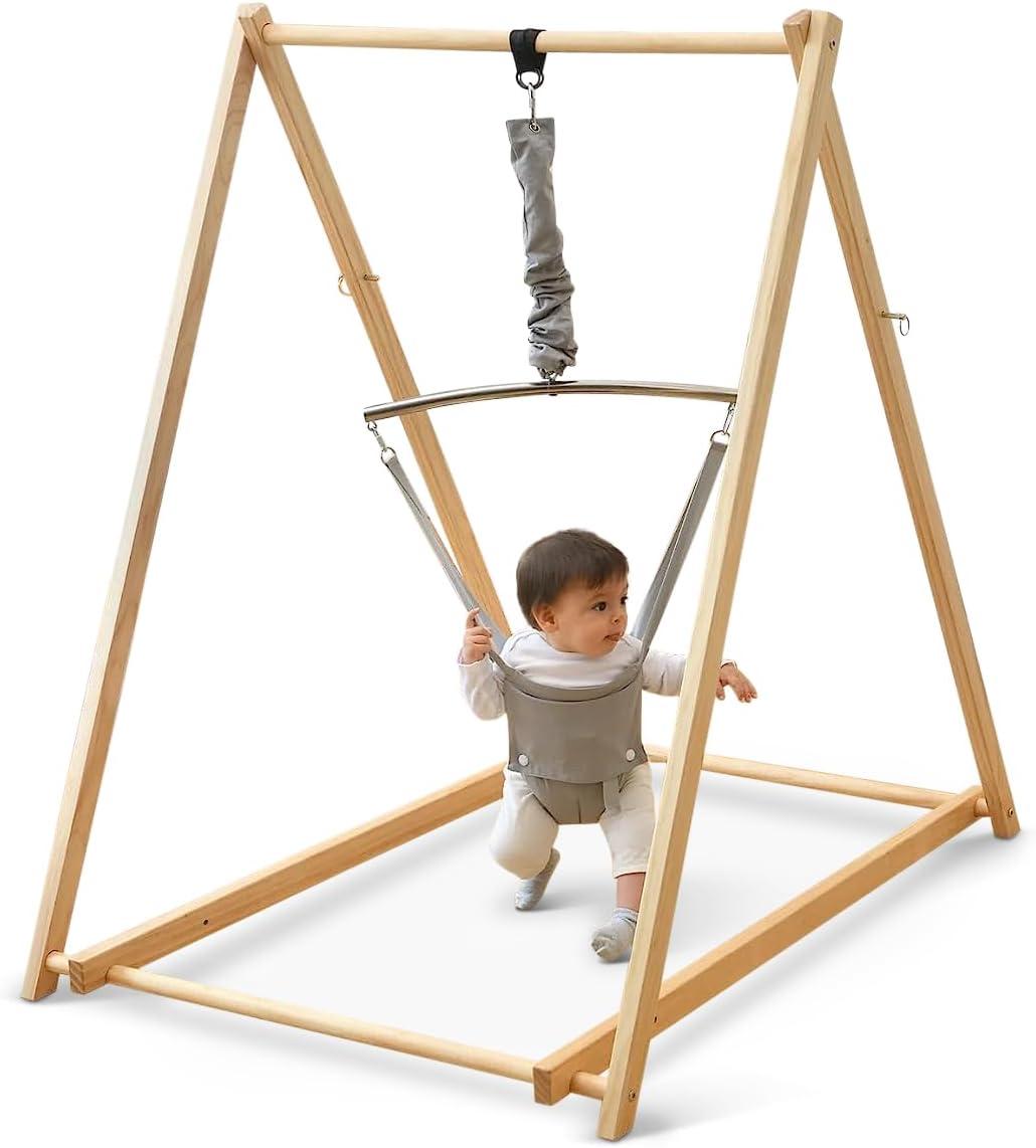 Tulip - Foldable Baby Bouncer with Harness