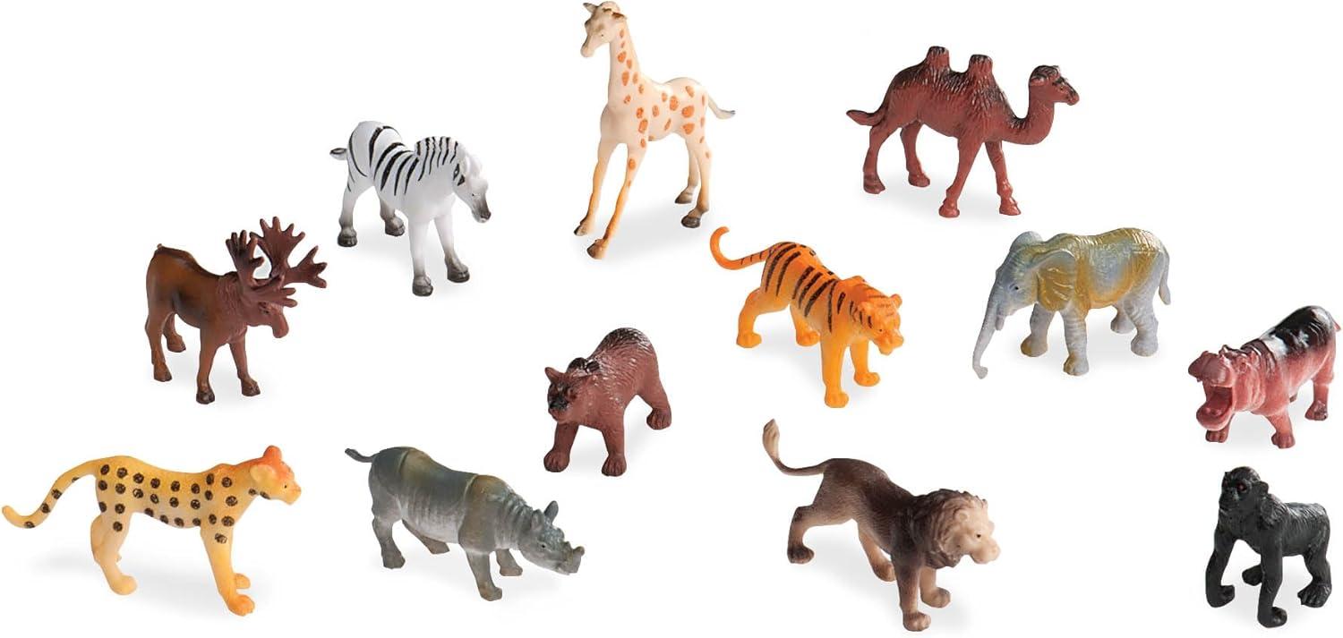 Terra Wild Animal Figures, 60-Piece Set