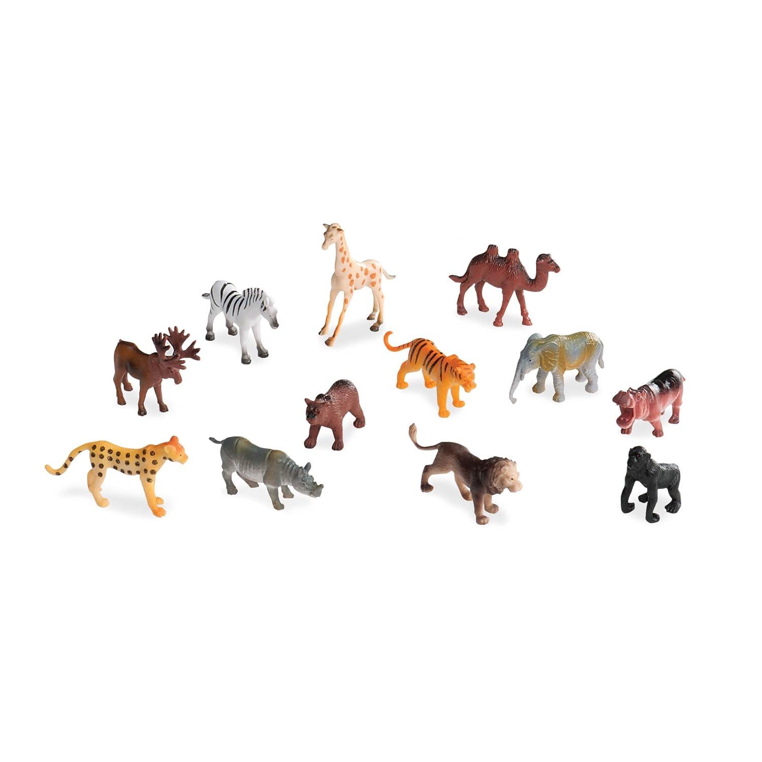 Terra Wild Animal Figures, 60-Piece Set