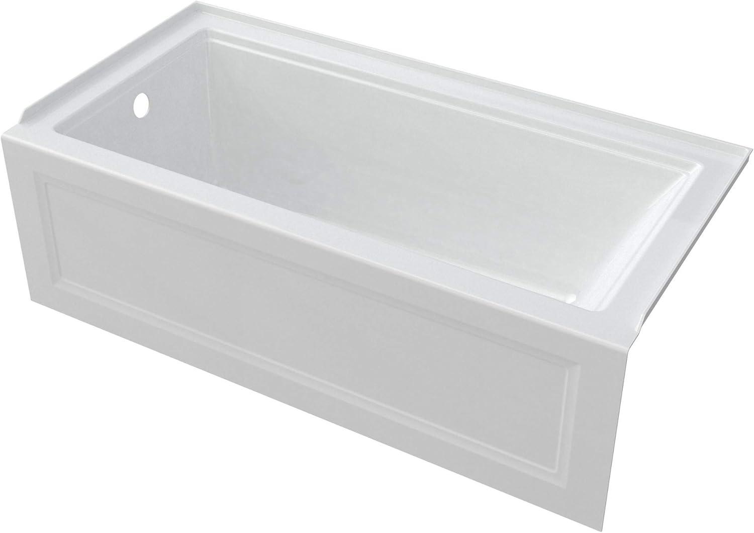 Town Square S 60'' x 30'' Alcove / Tile In Soaking Fiberglass Bathtub