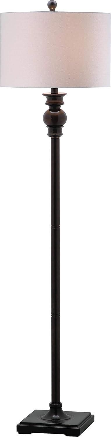 Alphie 61 Inch H Floor Lamp - Ebony - Safavieh