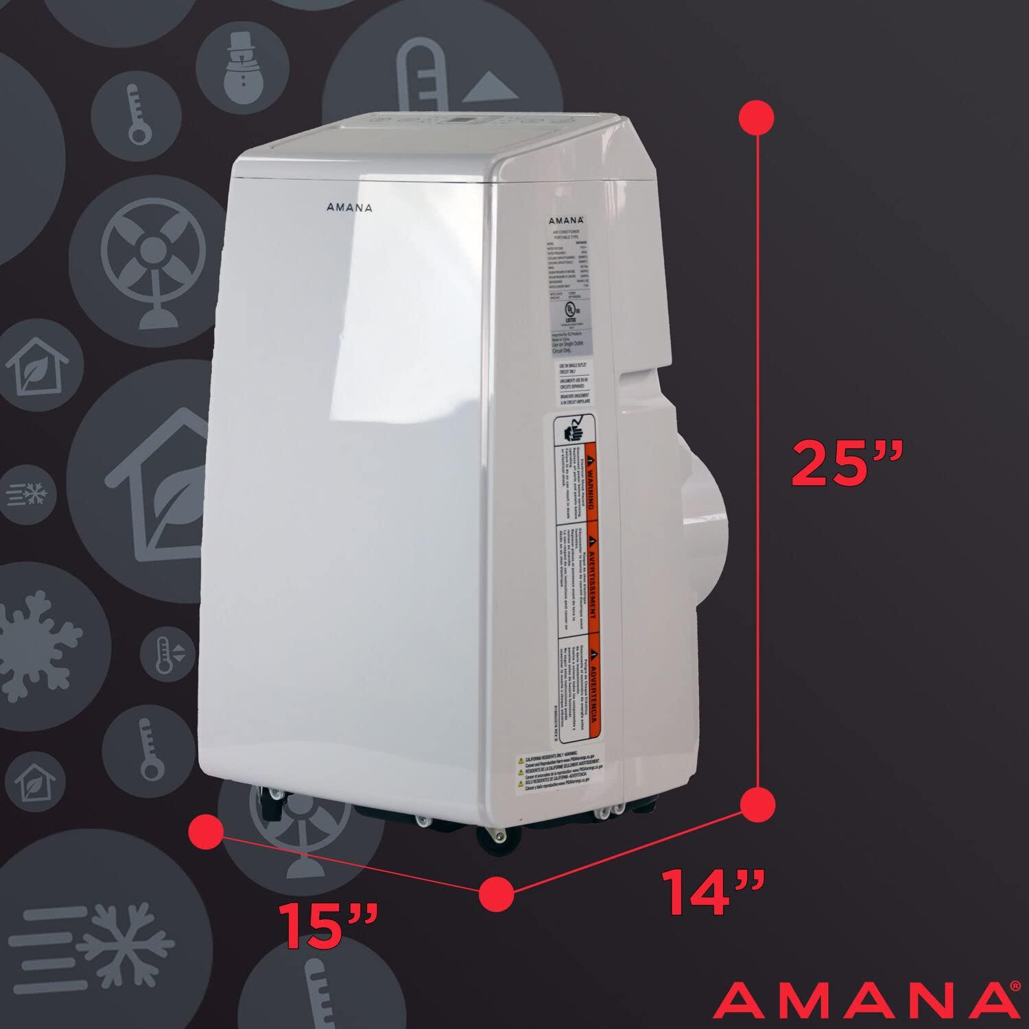 Amana Amana 10000 BTU Portable Air Conditioner for 350 Square Feet with Remote Included