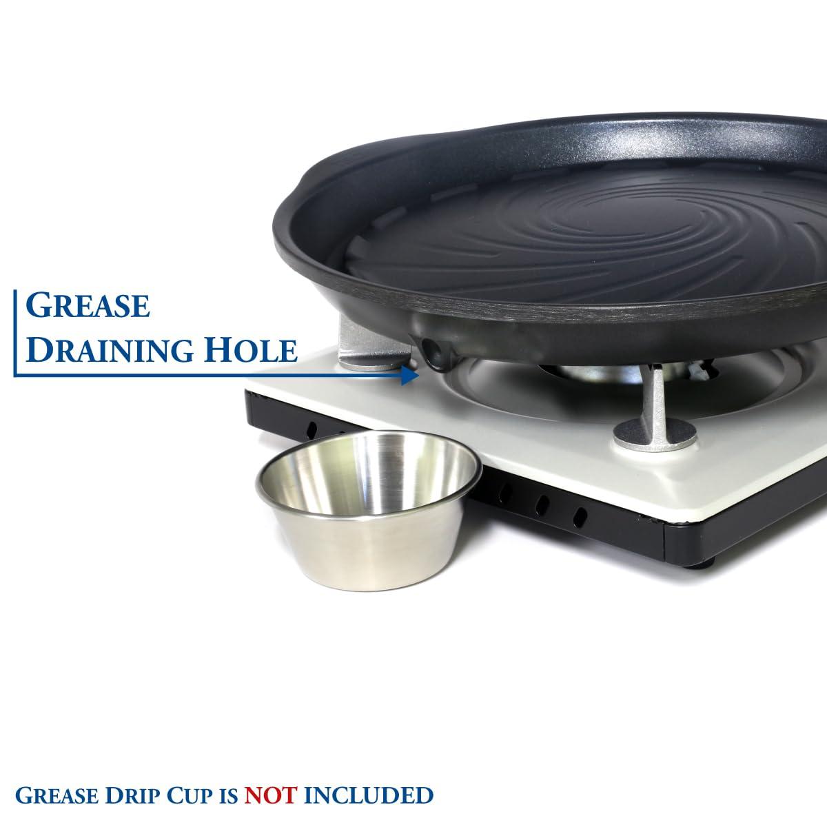 TECHEF Stovetop K-BBQ Non-Stick Grill Pan / Black