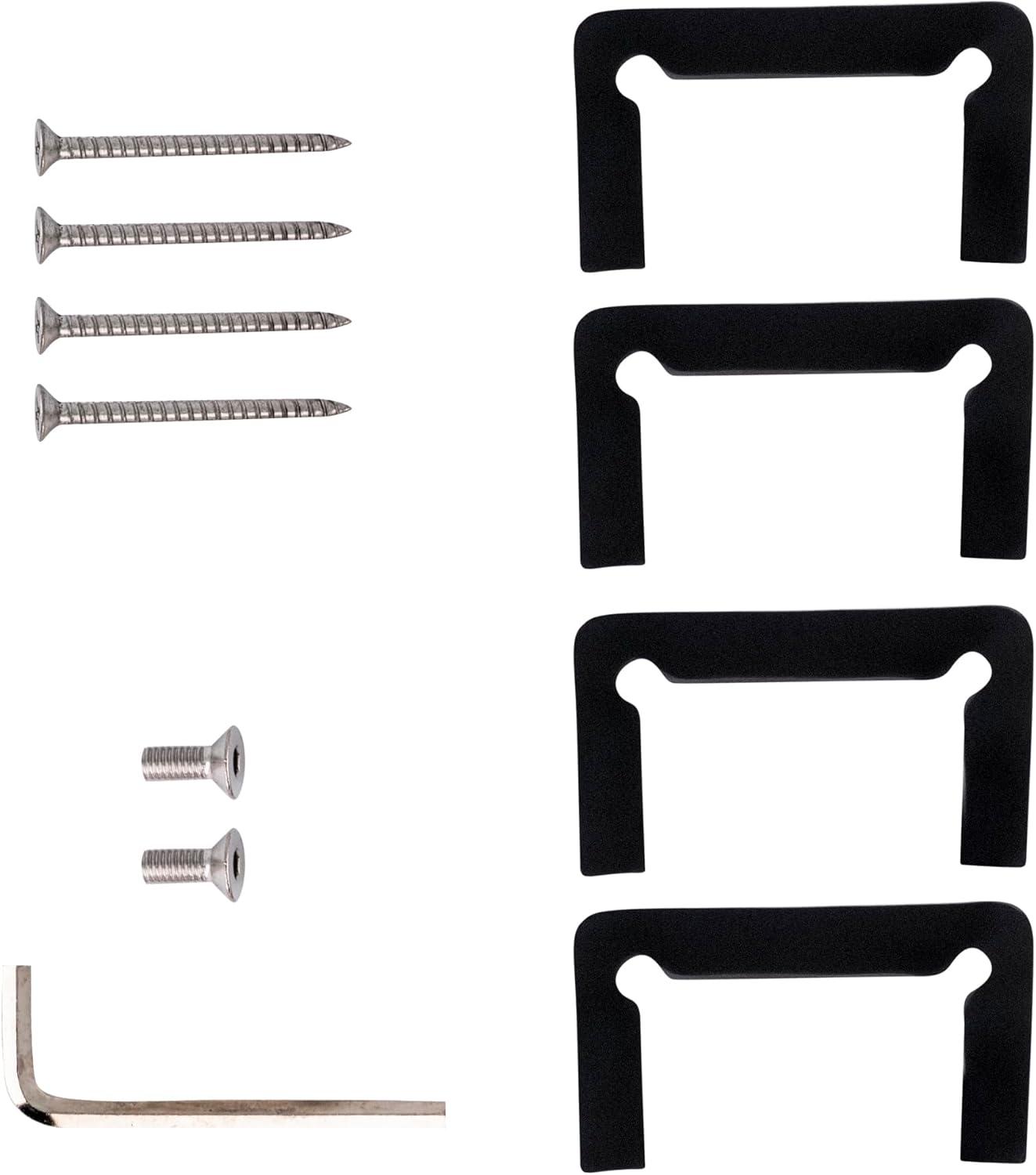 CRL P1N037CH Polished Chrome Pinnacle 037 Series Wall Mount 'H' Back Plate Hinge