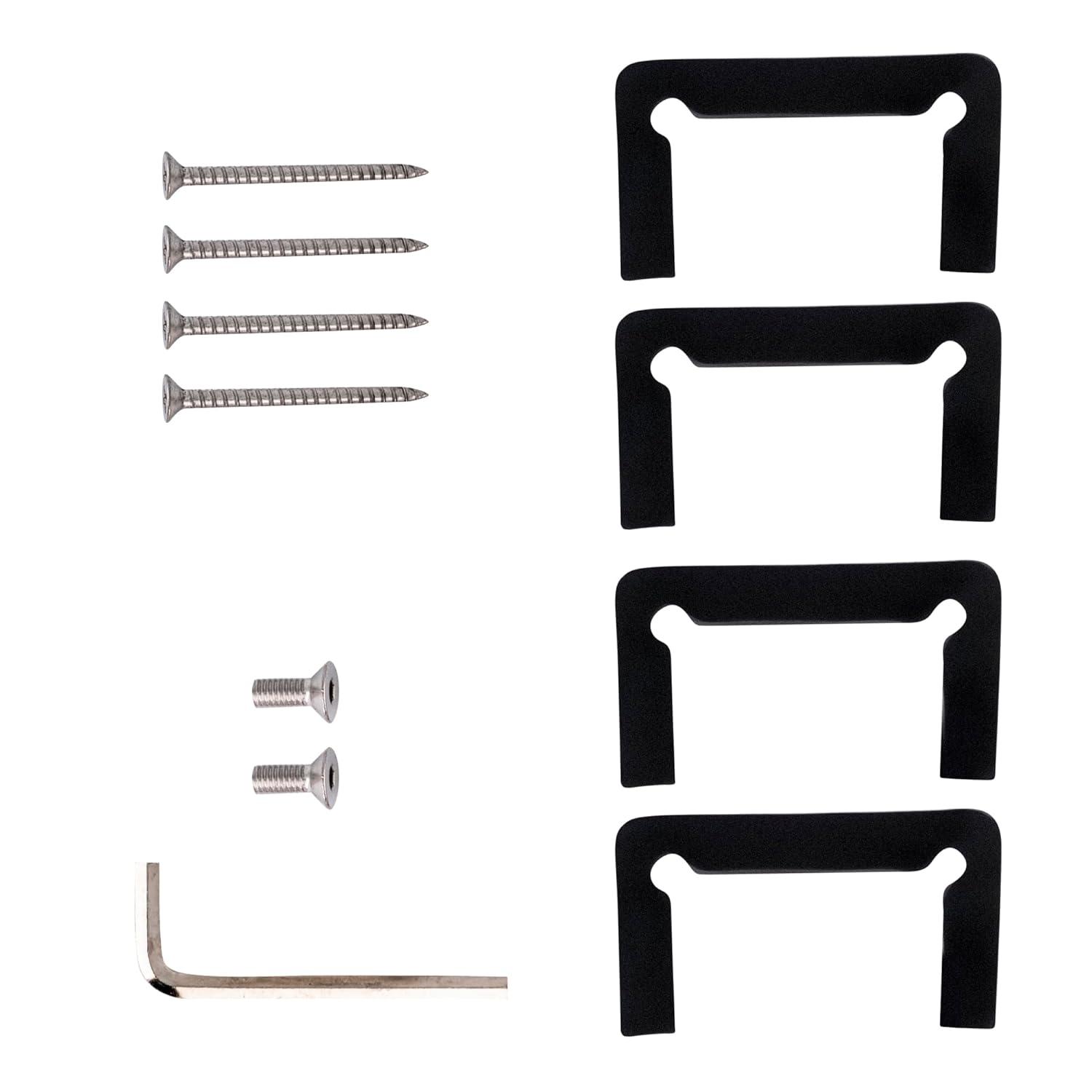 CRL P1N037CH Polished Chrome Pinnacle 037 Series Wall Mount 'H' Back Plate Hinge