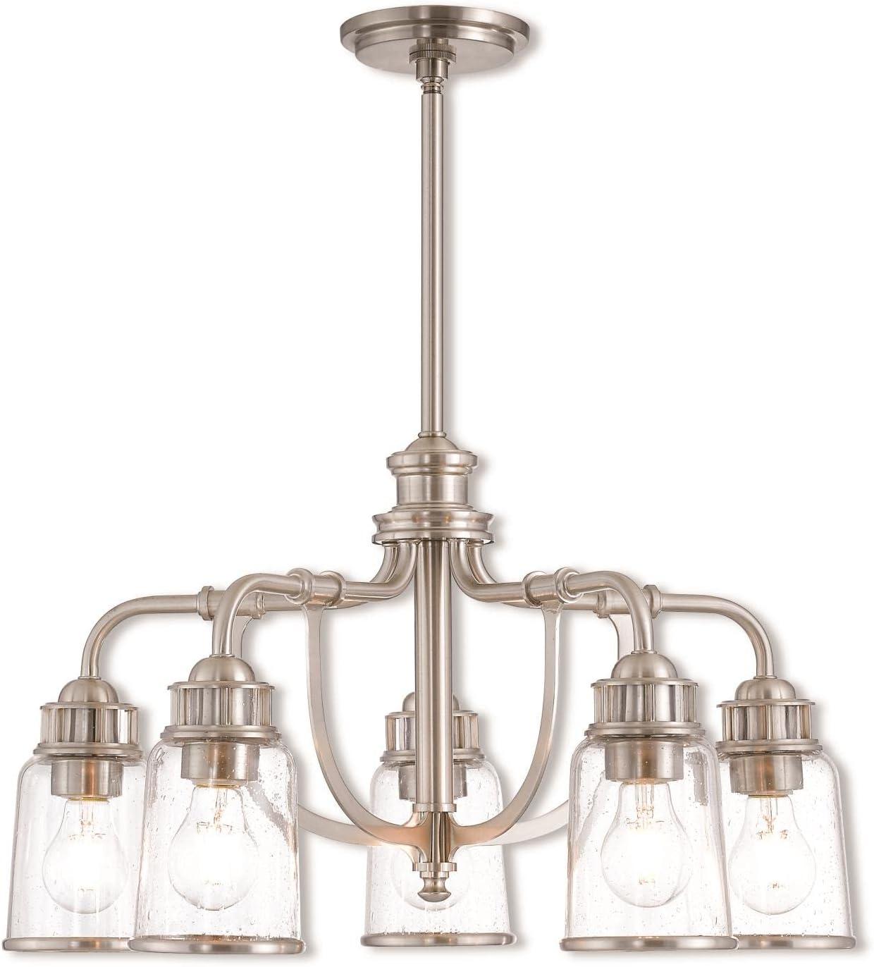 Livex Lighting Lawrenceville 5 - Light Chandelier in  Brushed Nickel