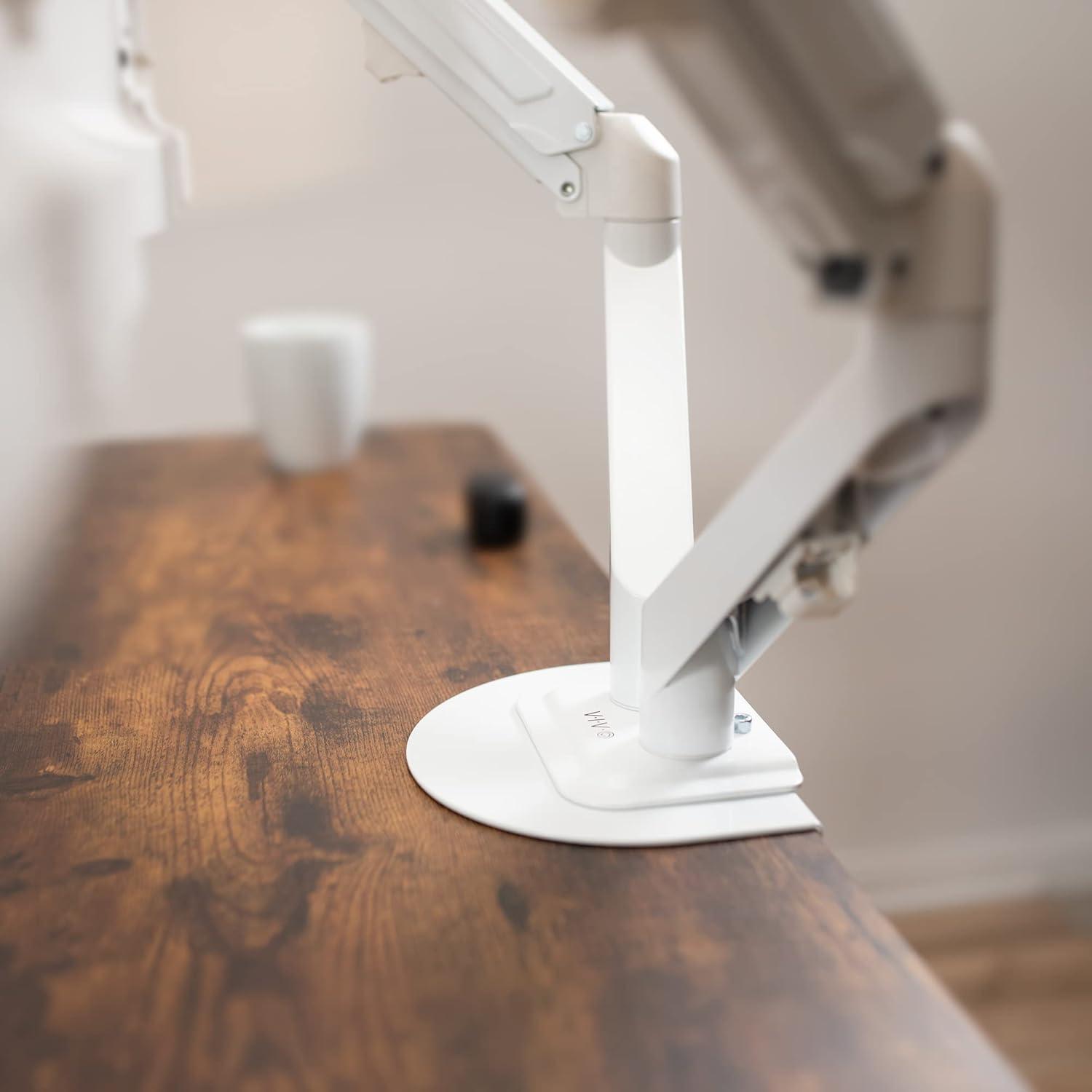 VIVO Placa de Soporte de Refuerzo de Acero Blanco para Instalaciones con Abrazadera C