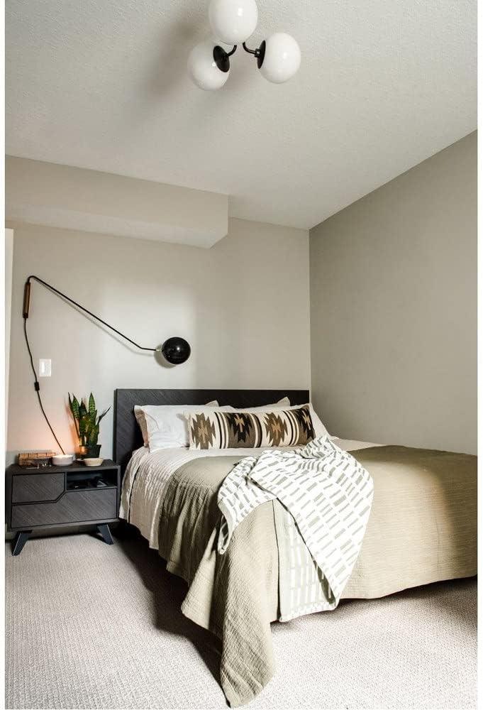 Mitzi Stella 3 - Light Semi-Flush Mount in Old Bronze White Shade