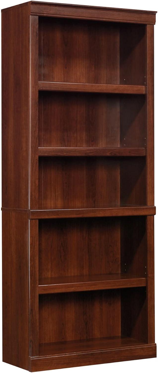 Mulled Cherry 72"H 5-Shelf Adjustable Bookcase