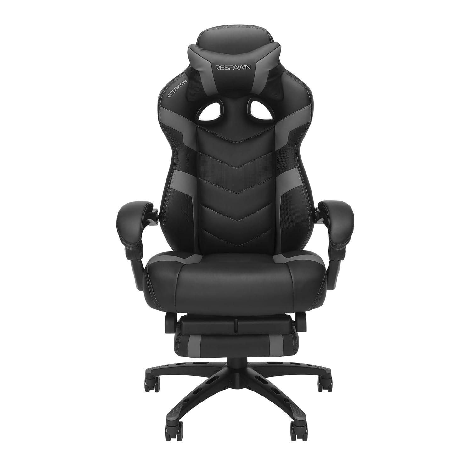 Respawn RESPAWN 110 Pro Gaming Chair - Gaming Chair with Footrest, Reclining Gaming Chair, Video Gaming Computer Desk Chair, Adjustable Desk Chair, Gaming Chairs For Adults With Headrest Pillow