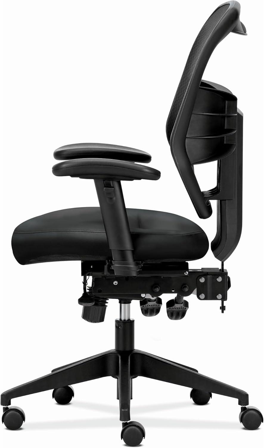 HON BSXVL532SB11 250 lbs. Capacity 17 in. to 21 in. Seat Height Prominent Mesh High-Back Task Chair - Black