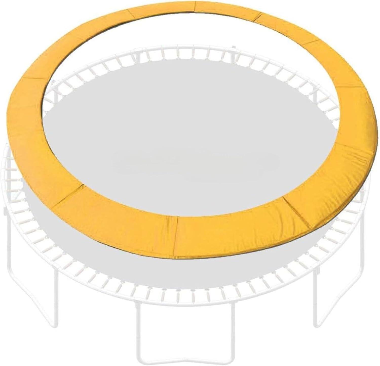 SkyBound Universal Trampoline Safety Pad, Trampoline Spring Cover for 12FT Round Trampoline Frame Fits up to 7" Springs-Yellow