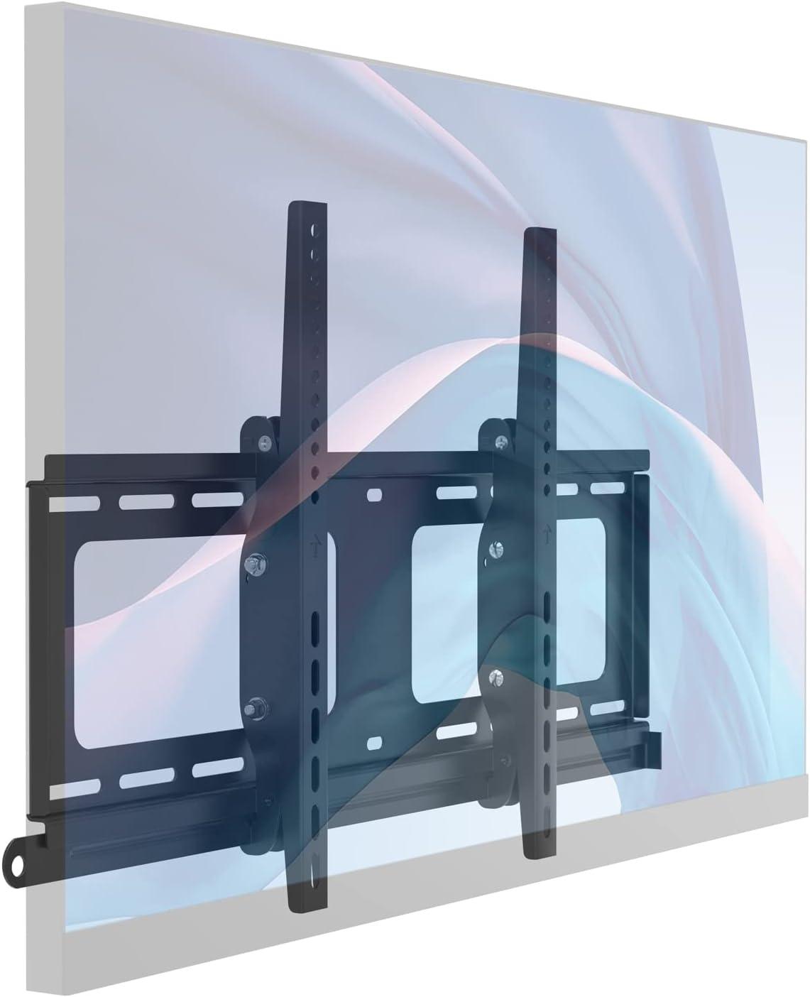 Mount-It Weatherproof TV Wall Mount | Lockable & Tilting 2.1 Low Profile Fits 37 - 80 In. Tvs