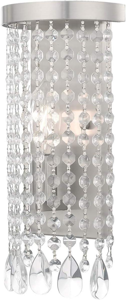 Livex Lighting Elizabeth 1 - Light Wall Light in  Brushed Nickel