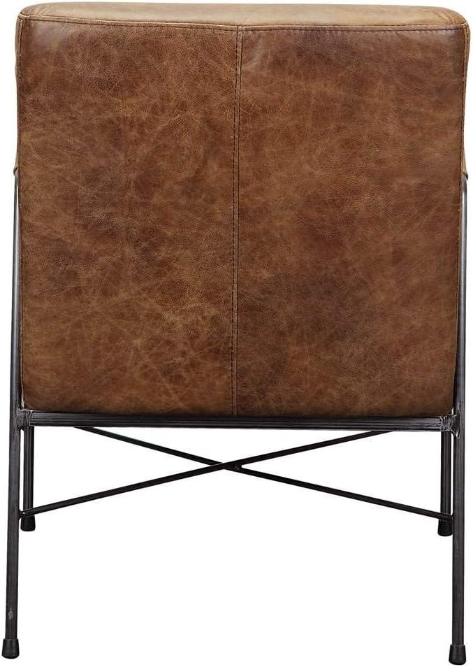 Ivie Leather Accent Chair